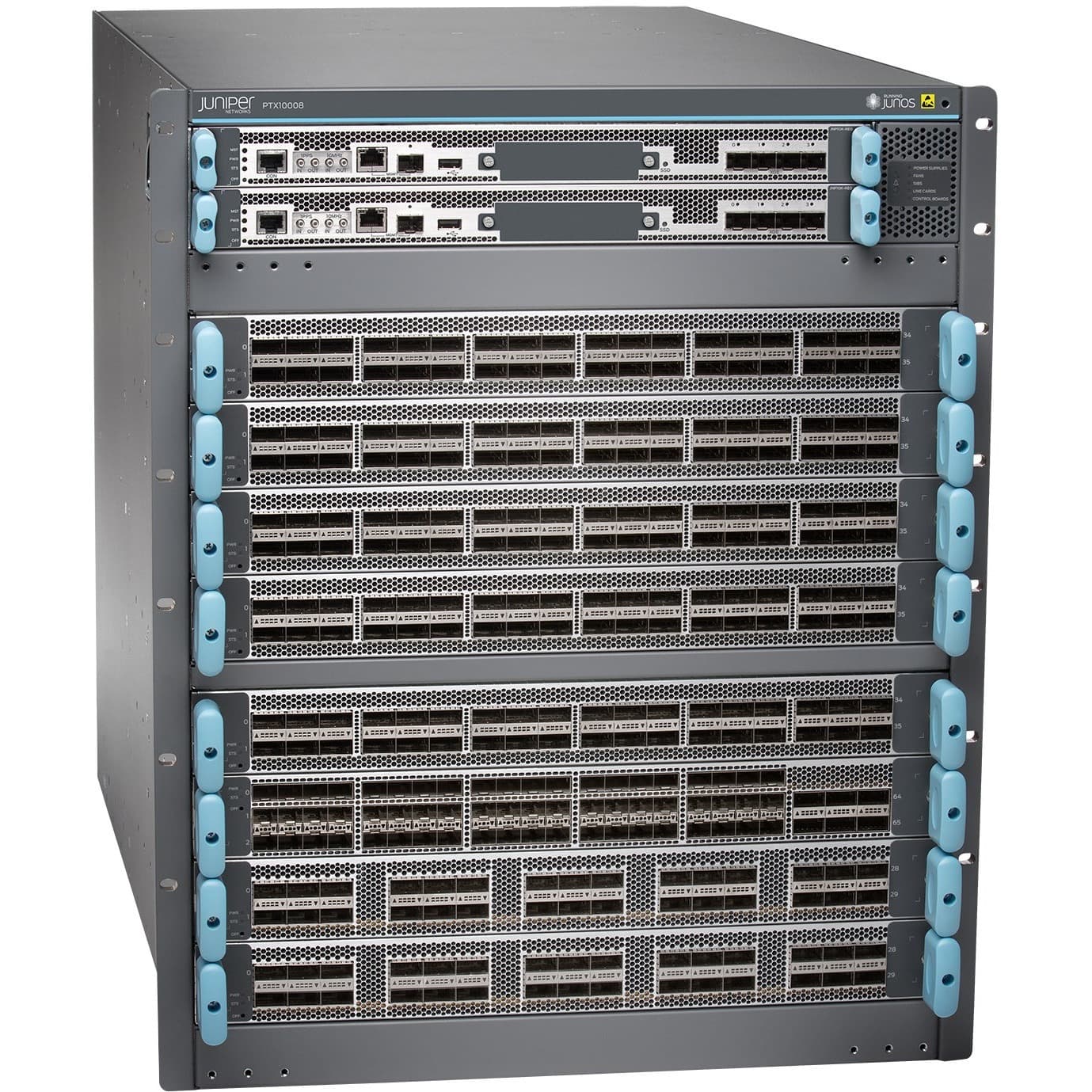 Juniper PTX10008-BASE3 base system for 14.4 T LC carrier-grade routing