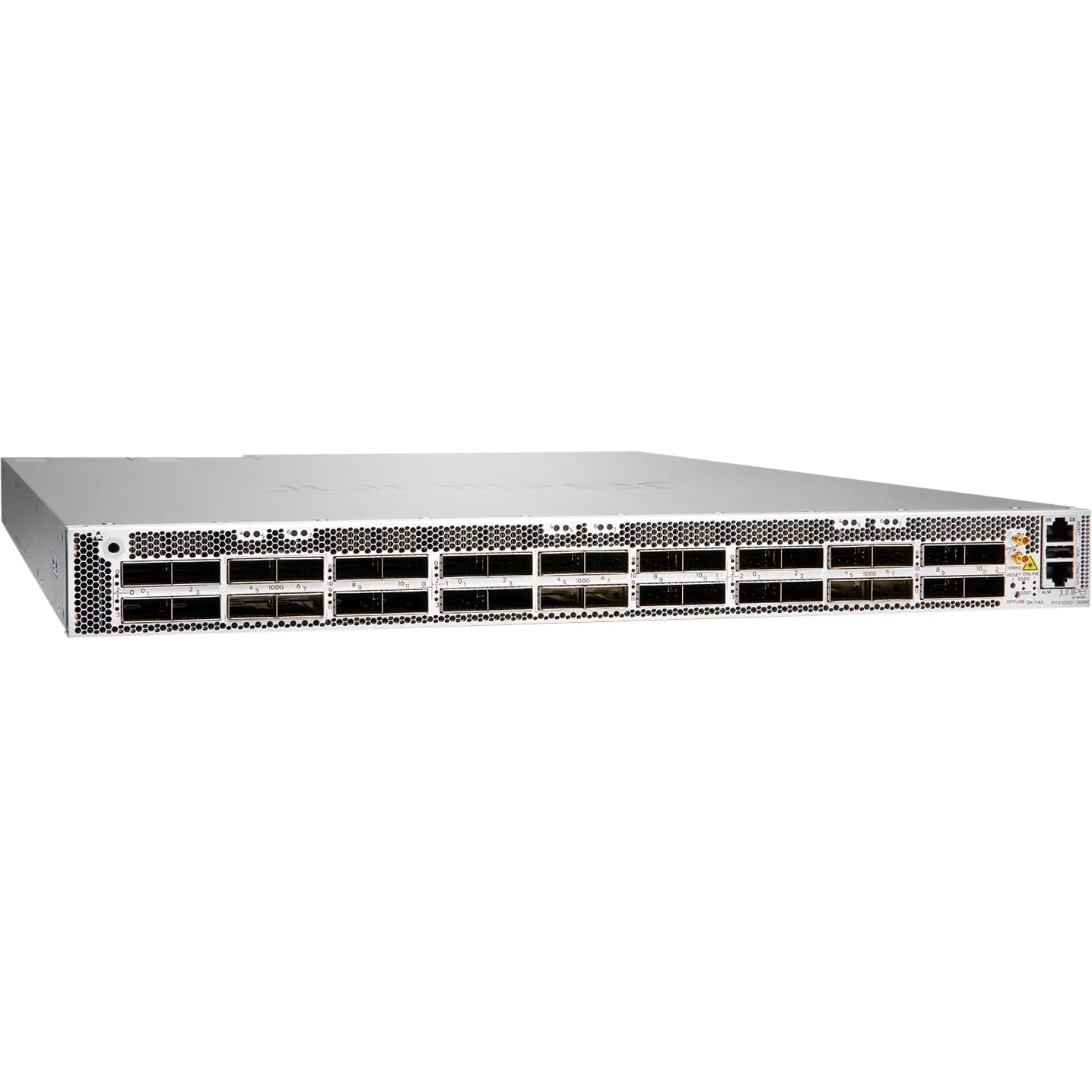 Juniper PTX10001-36MR-DC carrier-grade router for DC-powered Junos EVO deployments