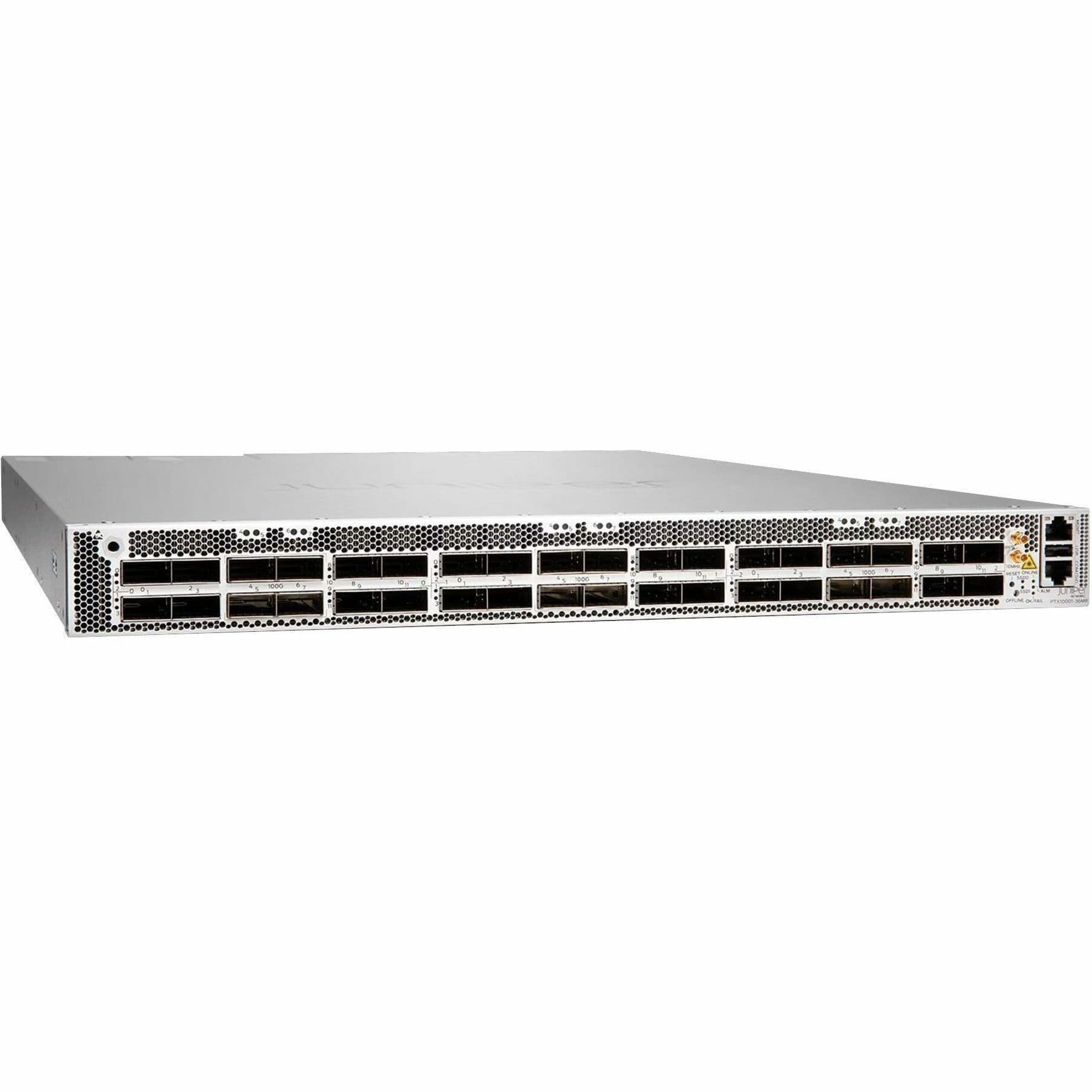 Juniper PTX10001-36MR-AC carrier-grade router for AC-powered Junos EVO deployments