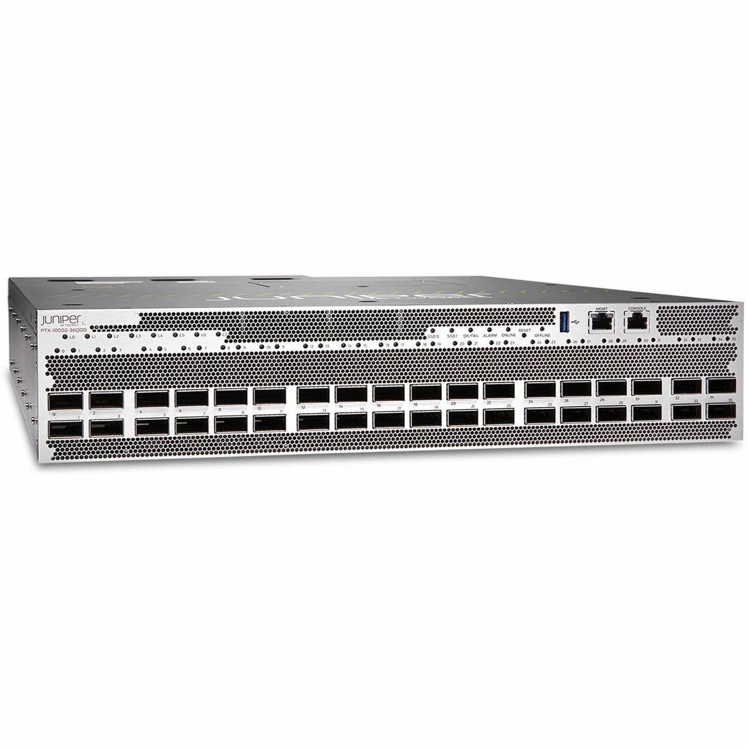 Juniper PTX10002 36 QSFP-DD800 chassis base for carrier-grade optical routing