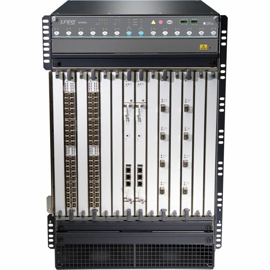 Juniper MX960 base bundle carrier-grade router with DC power and ECM