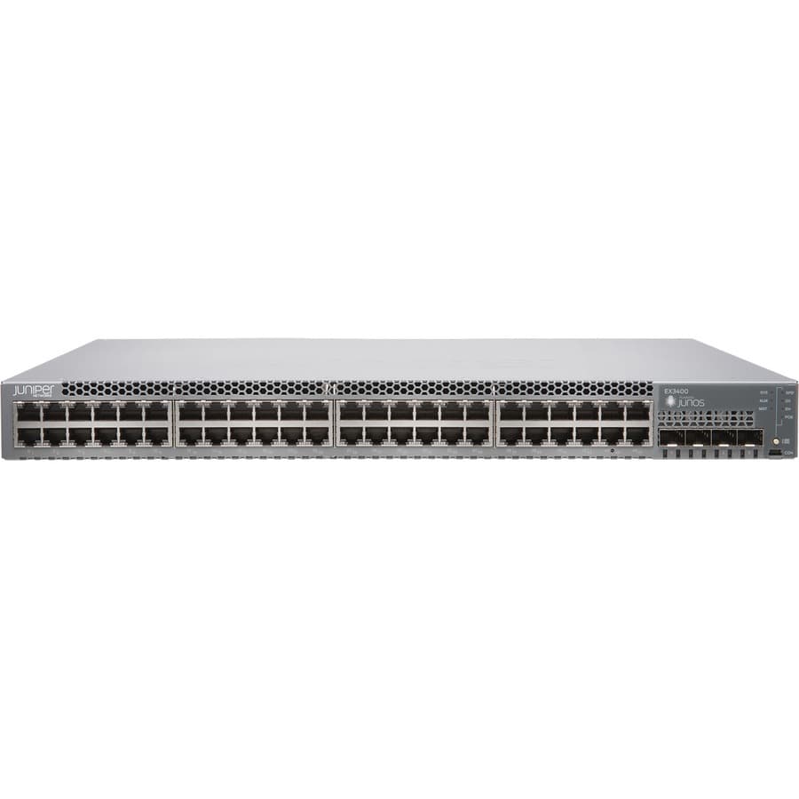 Juniper EX3400-48T-AFI-TAA 48-Port Managed Switch | TAA, Enterprise