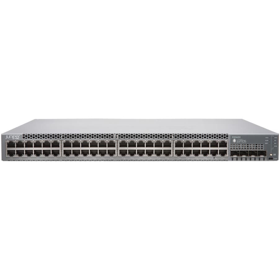 Juniper EX3400-48T-DC Managed Switch | 48-Port DC, Enterprise