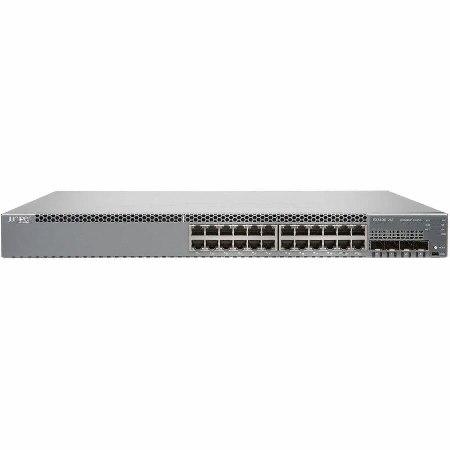 Juniper EX3400-24T 24-Port Managed Switch | Layer 2, Enterprise