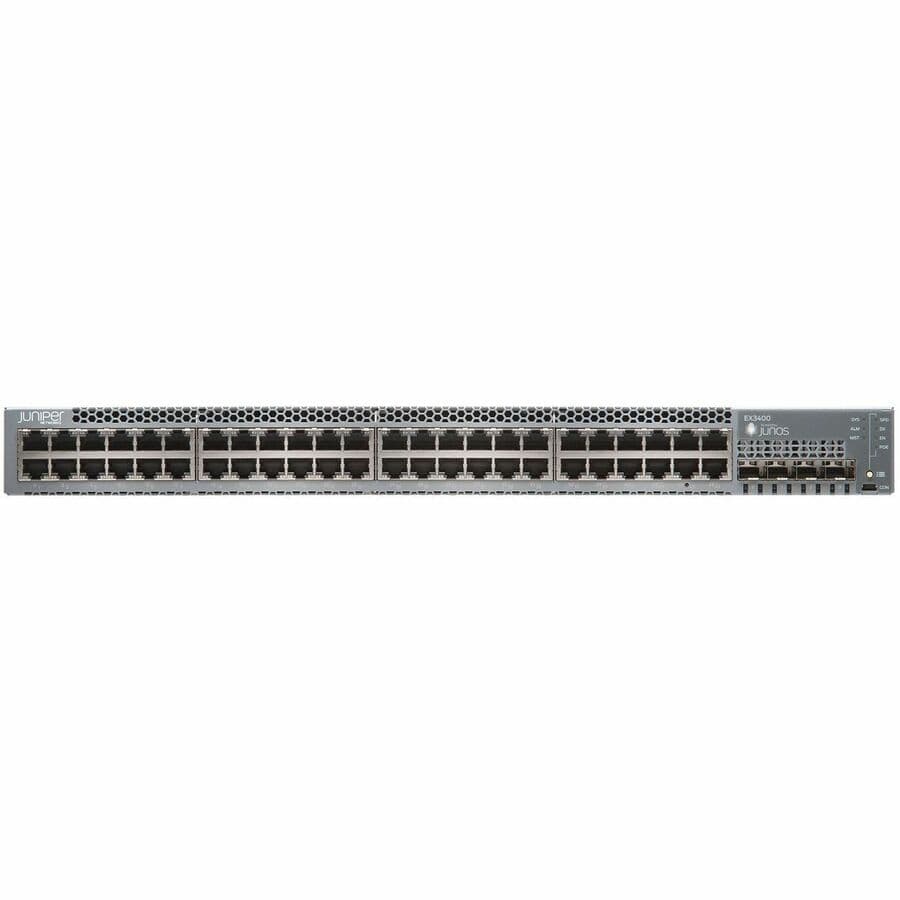 Juniper EX3400-48T 48-Port Gigabit Managed Switch | Layer 2, Enterprise