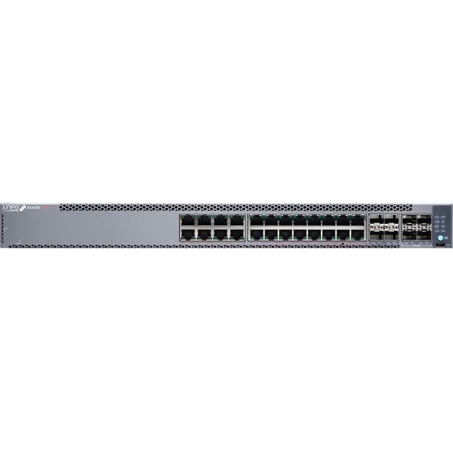 Juniper EX4100-24P 24-Port PoE+ Switch | Enterprise, Layer 3, Rack Mount